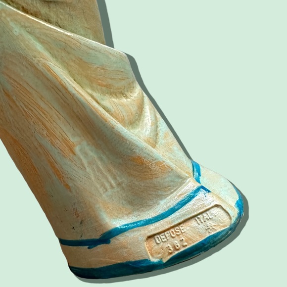 Charming Vintage Fontanini Angel Figurine with Mandolin Depose Italy - Picture 6 of 6